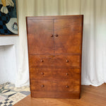 Load image into Gallery viewer, Art Deco Burr Walnut Cabinet / Tallboy Circa 1930s
