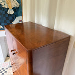 Load image into Gallery viewer, Art Deco Burr Walnut Cabinet / Tallboy Circa 1930s
