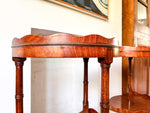 Load image into Gallery viewer, A Pair Of Vintage Two Tier Scalloped Etageres / Side Tables
