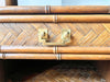 A Pair Of Vintage Faux Bamboo Bedside Cabinets