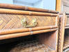 A Pair Of Vintage Faux Bamboo Bedside Cabinets
