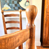Set Of Four French Charles Dudouyt Style Dining Chairs With Rush Seats