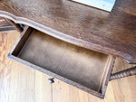 Load image into Gallery viewer, French Antique Desk / Hall Table With Bobbin Legs
