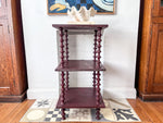 Load image into Gallery viewer, French Antique Etagere / Shelving Unit With Spindle Supports
