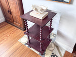 Load image into Gallery viewer, French Antique Etagere / Shelving Unit With Spindle Supports
