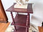 Load image into Gallery viewer, French Antique Etagere / Shelving Unit With Spindle Supports
