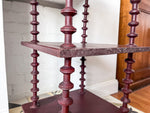 Load image into Gallery viewer, French Antique Etagere / Shelving Unit With Spindle Supports
