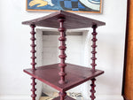 Load image into Gallery viewer, French Antique Etagere / Shelving Unit With Spindle Supports
