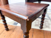 Nest Of Two Antique Miniature Bobbin Tables