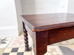 Load image into Gallery viewer, Nest Of Two Antique Miniature Bobbin Tables
