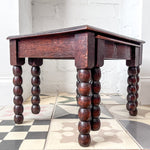 Load image into Gallery viewer, Nest Of Two Antique Miniature Bobbin Tables
