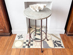 Load image into Gallery viewer, Antique Marble Table / Plant Stand With An Iron Base
