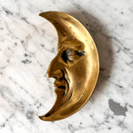 Load image into Gallery viewer, Vintage Brass Crescent Trinket Dish

