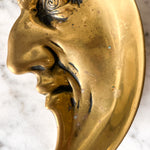 Load image into Gallery viewer, Vintage Brass Crescent Trinket Dish

