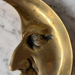 Load image into Gallery viewer, Vintage Brass Crescent Trinket Dish
