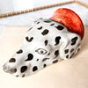 Antique Staffordshire Pottery Dalmatian Dog Head