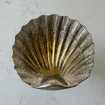 Load image into Gallery viewer, Vintage Clam Shell Pedestal Trinket Dish
