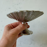 Load image into Gallery viewer, Vintage Clam Shell Pedestal Trinket Dish
