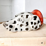 Load image into Gallery viewer, Antique Staffordshire Pottery Dalmatian Dog Head
