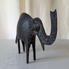 Vintage Primitive Iron Elephant Sculpture