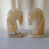 A Pair Of Vintage Marble Horse Head Bookends