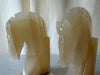 A Pair Of Vintage Marble Horse Head Bookends
