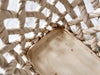 Vintage White Ceramic Lattice Planter