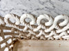 Vintage White Ceramic Lattice Planter