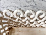 Load image into Gallery viewer, Vintage White Ceramic Lattice Planter
