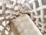 Load image into Gallery viewer, Vintage White Ceramic Lattice Planter

