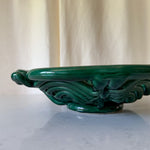 Load image into Gallery viewer, Vintage Green Glazed Ceramic Woven Bowl In The Style Of Vallauris
