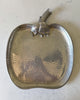 Italian Vintage Hammered Pewter Apple Tray