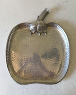 Load image into Gallery viewer, Italian Vintage Hammered Pewter Apple Tray
