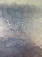 Load image into Gallery viewer, Italian Vintage Hammered Pewter Apple Tray
