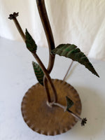 Load image into Gallery viewer, Mid Century Spanish Hollywood Regency Gilded Toleware Table Lamp
