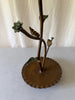 Mid Century Spanish Hollywood Regency Gilded Toleware Table Lamp