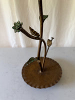 Load image into Gallery viewer, Mid Century Spanish Hollywood Regency Gilded Toleware Table Lamp
