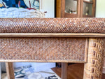 Load image into Gallery viewer, Vintage Square Rattan Dining Table
