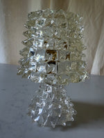 Load image into Gallery viewer, Italian Vintage Rostrato Murano Glass Table Lamp By Barovier &amp; Toso
