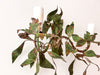 A Pair Of French Vintage Dark Green Leaf Wall Sconces