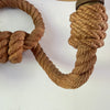 French Vintage Rope Light Sconce Attributed To Adrien Audoux & Frida Minet