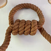 French Vintage Rope Light Sconce Attributed To Adrien Audoux & Frida Minet