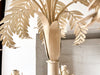 Vintage White Toleware Palm Tree Chandelier