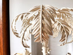 Load image into Gallery viewer, Vintage White Toleware Palm Tree Chandelier
