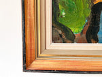 Load image into Gallery viewer, Swedish Oil On Canvas Painting, Colourful Figures by Gosta Falck
