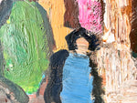Load image into Gallery viewer, Swedish Oil On Canvas Painting, Colourful Figures by Gosta Falck
