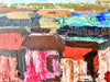 Swedish Oil On Canvas Painting, Colourful Figures by Gosta Falck