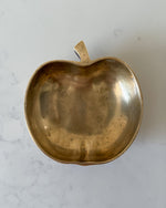 Load image into Gallery viewer, Vintage Brass Apple Trinket Dish
