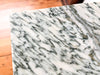 A Single Vintage Bedside Cabinet With Marble Top