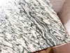 A Single Vintage Bedside Cabinet With Marble Top